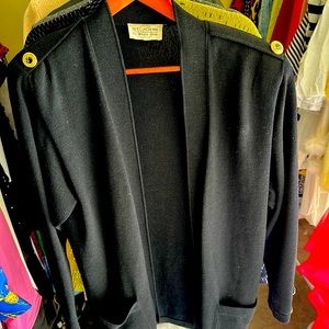 St. John Knit black Jacket great condition size M